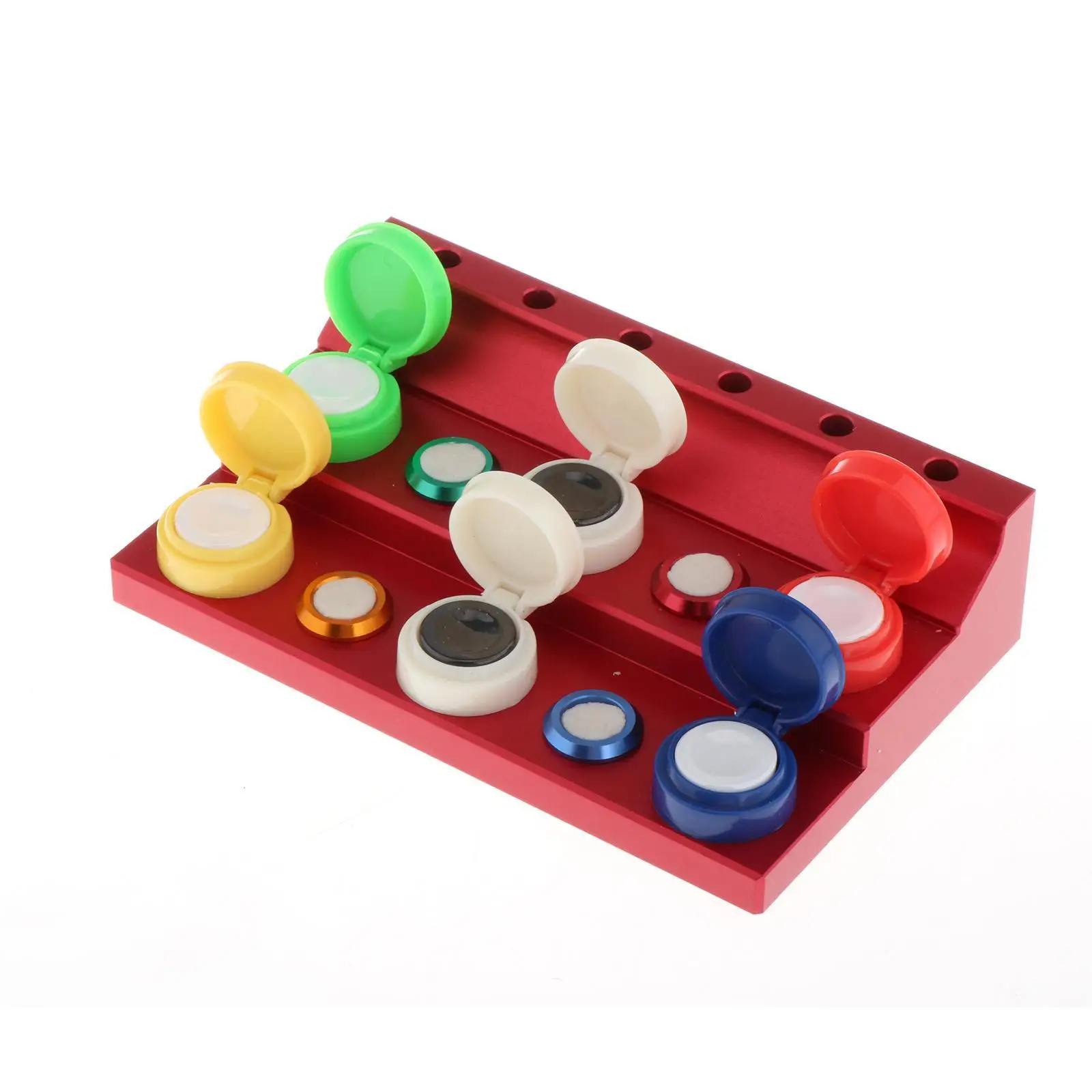 Watch Repair Oiler Kit Multifunctional with 6 Cups Professional Watch Oil Cup Holder Watch Oil Cup Stand Watch Oil Dip Tool