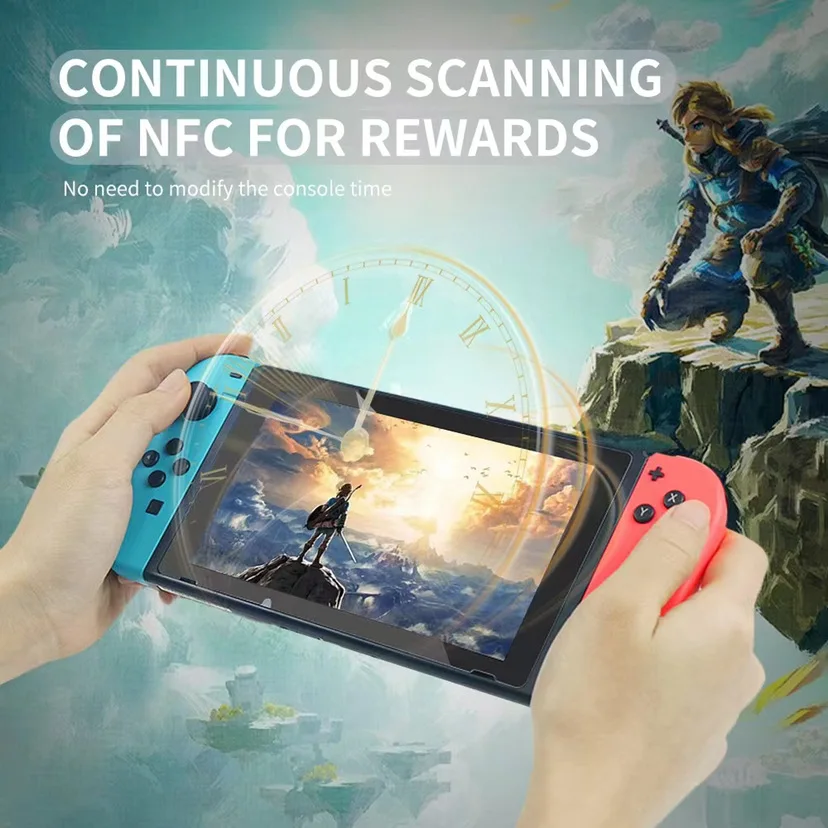 ل أميبو بيكسل محاكي محاكي NFC استبدال محاكي بلوتوث متوافق مع لعبة المحاكي للتبديل NS لعبة الملحقات