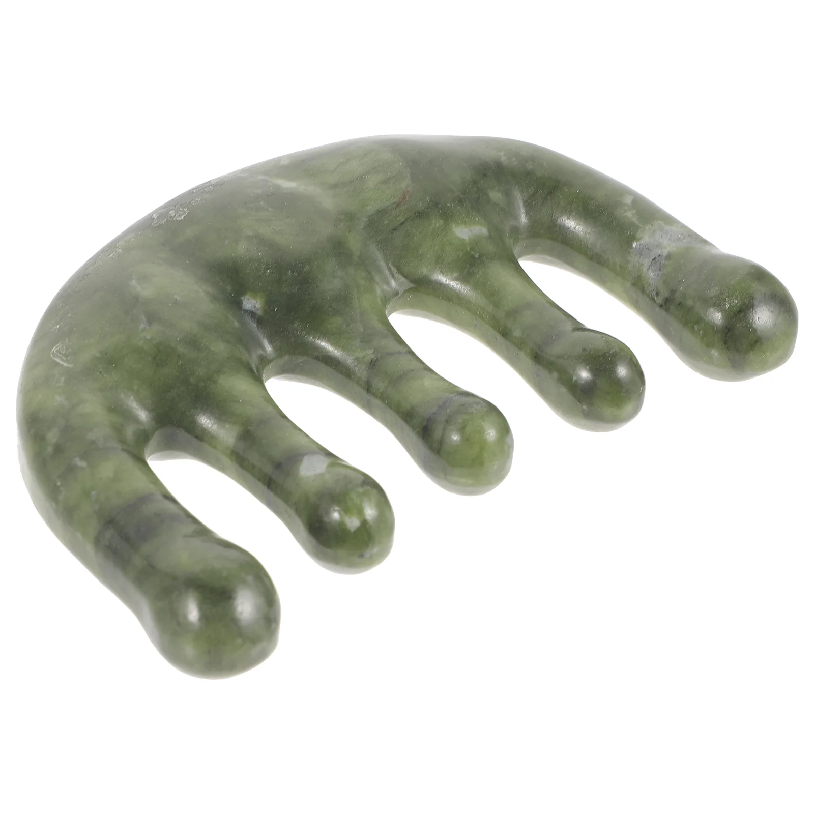 

Mini Massager Jade Face Scraper Scalp Comb Gua Sha for Green Scraping Tool Travel