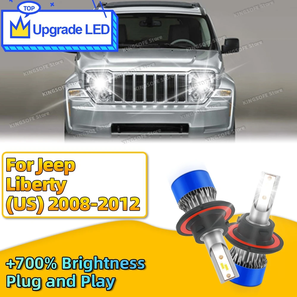 

LED 30000LM High Power Headlight H13 Turbo Lamp CSP Chip Car Light 6000K with Fan For Jeep Liberty (US) 2008 2009 2010 2011 2012