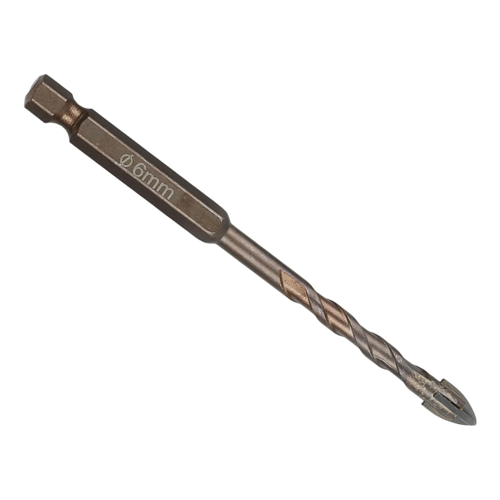Cross Hexagon Tile Drill Bit Collection 8pcs for Wood Metal Glass and Plastic with Hand Drill and Electric Drill Compatibility