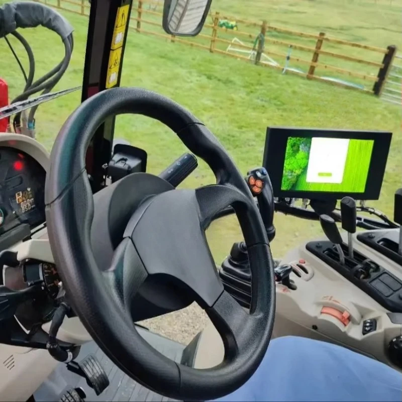 

Global Positioning System with Automatic Steering for Tractors
