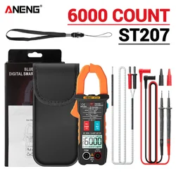 ANENG ST207 multimetro pinze Bluetooth digitali 6000 letture vero valore standard tester a cambiamento costante Hz capacità Ohm TEST