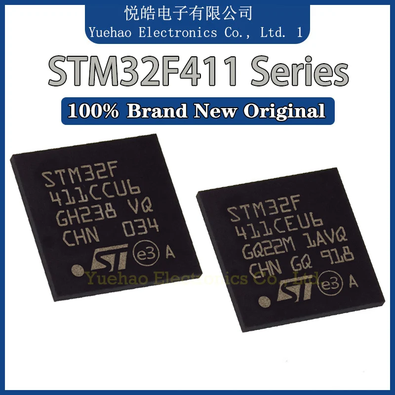 

STM32F411CCU6 STM32F411CEU6 New Original STM32F411CC STM32F411CE STM32F411 STM STM32 STM32F QFN-48 MCU IC