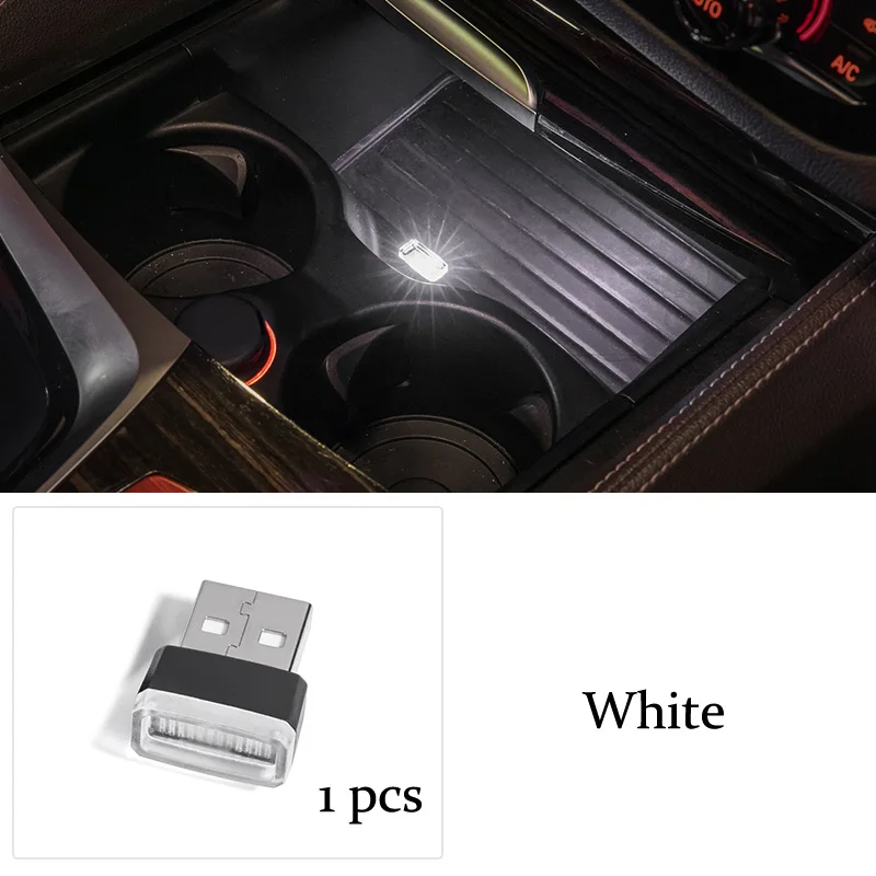 Auto-Styling Getränkehalter Aufbewahrungsbox mit USB-Beleuchtung Dekorativ für BMW 1 2 3 4 5 7 Serie X1 X3 X4 X5 X6 F30 F10 F15 F16 F34 F01 E70 Z4