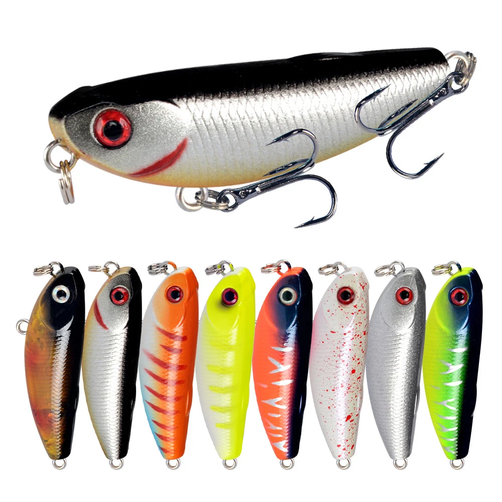 5,5cm 5g Angelköder Pencil Wobbler Schwimmköder Realistischer Pencil Jerkbait Swimbait Künstlicher Köder Nachbildungsköder Bionischer Köder