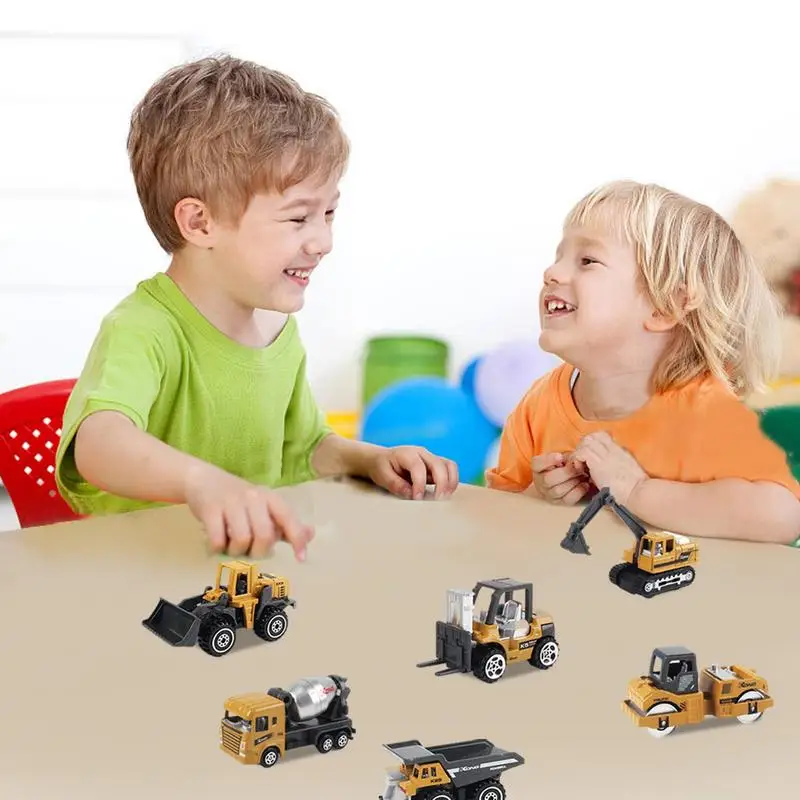 Toy Construction Vehicles Alloy Construction Trucks Toy Alloy Trucks Mini Car Toy For School Kindergarten Park Home