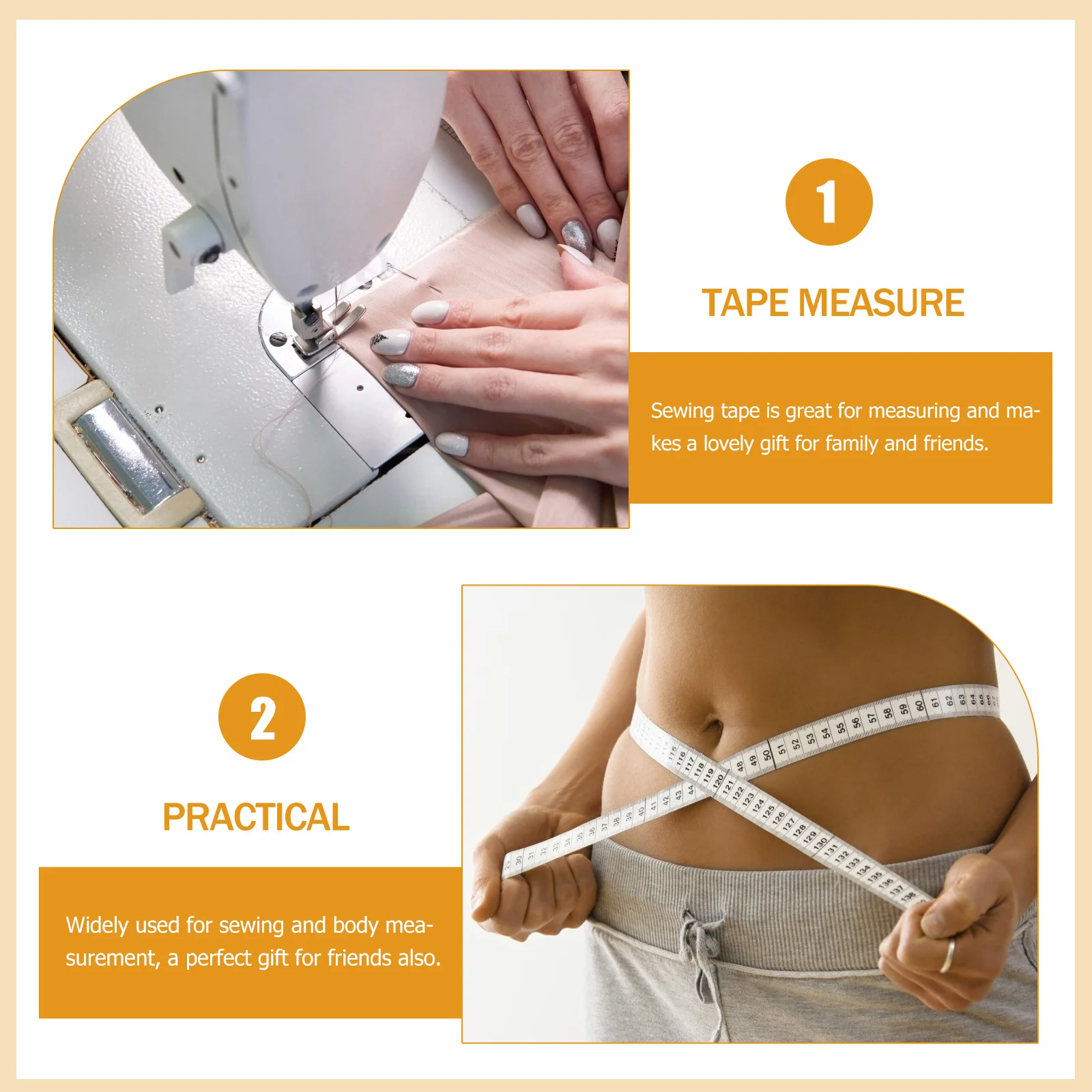 

9pcs Mini Soft Tape Measure For Sewing Body Measurement Portable Small Ruler Tool Supple Retractable Tape Instrument