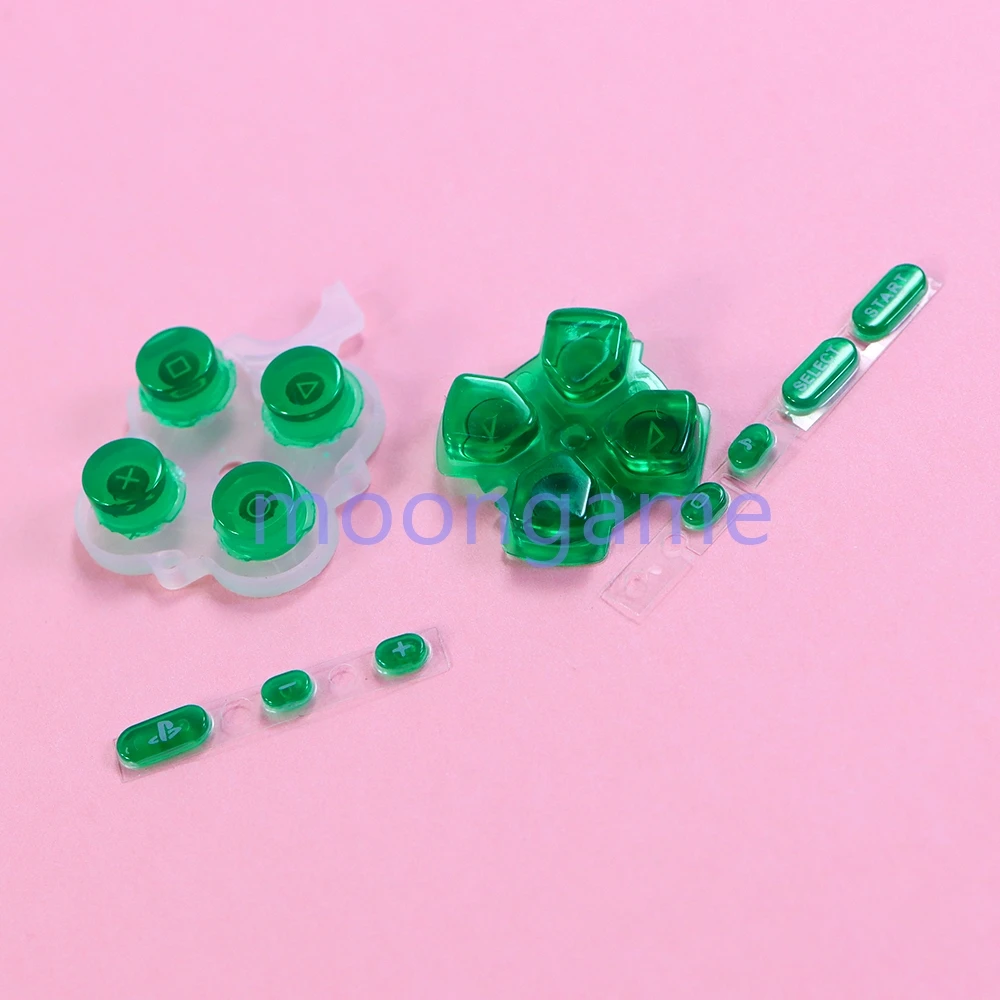 1 ชุดสําหรับ PSP 3000 เกมคอนโซลเปลี่ยนโปร่งใสชุดปุ่ม D-Pad เลือกปุ่มเริ่มต้นสําหรับ PSP3000 Repair Part