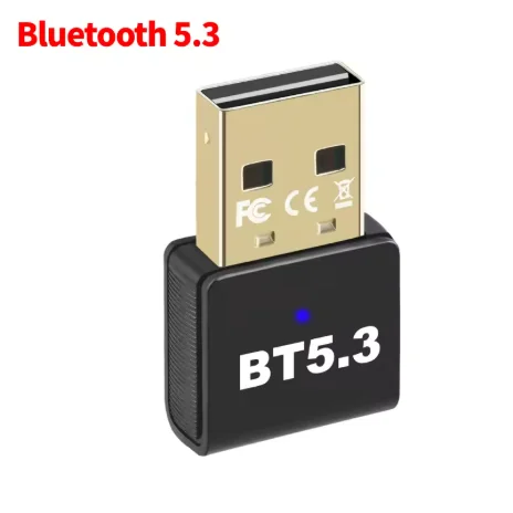 

Bluetooth 5.3 Adapter USB Bluetooth 5.3 for PC Dongle Adaptador Wireless Mouse Keyborad Music Audio Receiver USB Transmitter