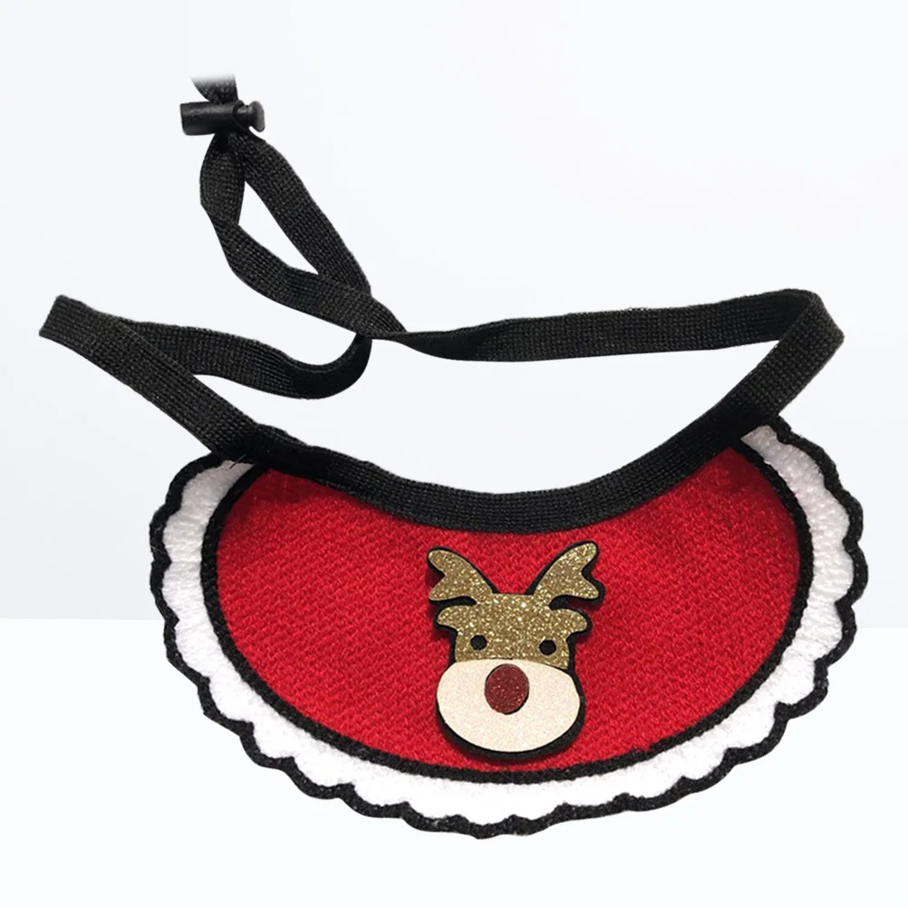 

Christmas Pet Kerchief Dog Bib Xmas Neckerchief Bandana Collar Scarf for Puppy Cat Tiny Pets Decor Accessory
