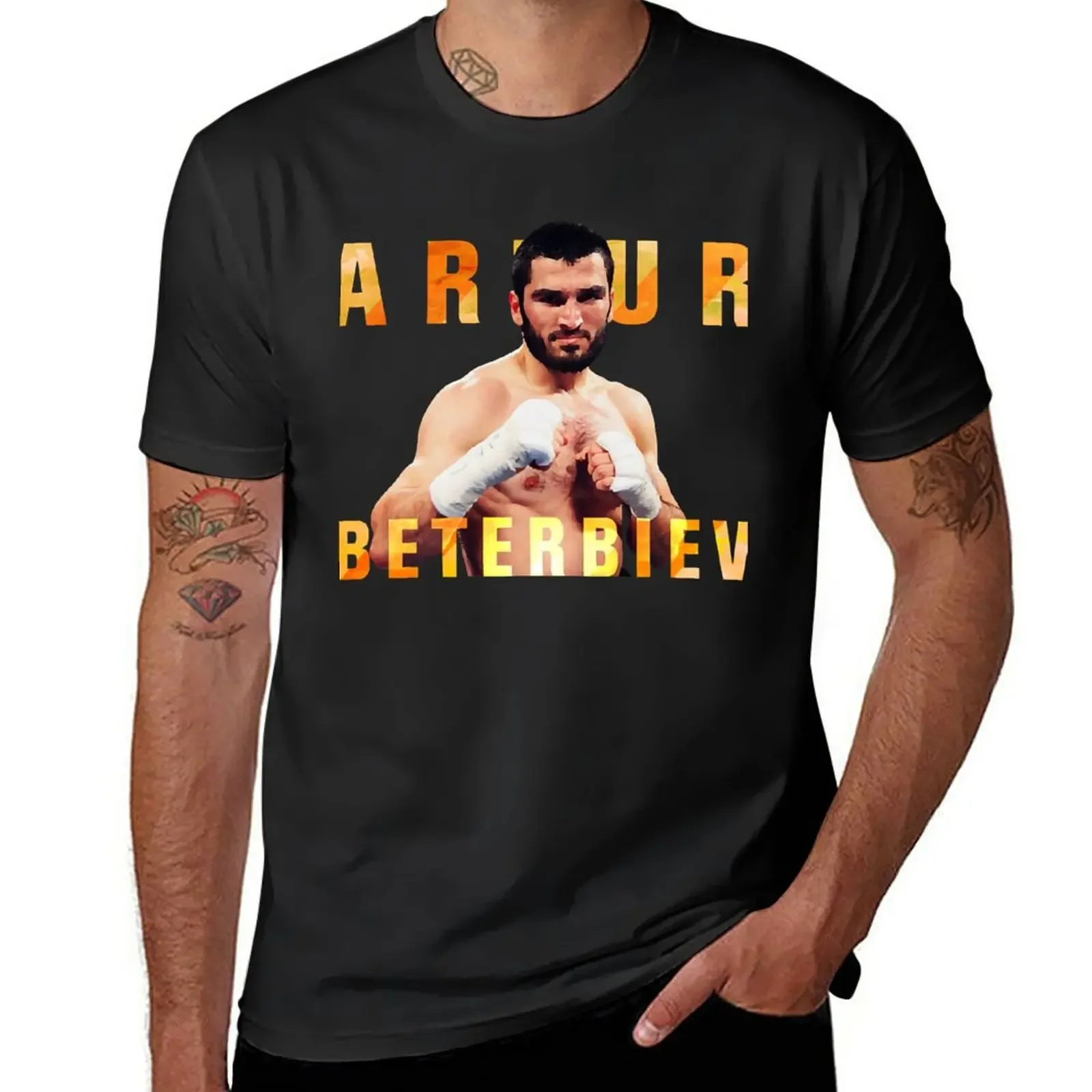 

Gift For Men Artur Beterbiev Boxing Awesome For Movie Fan T-Shirt boys animal print heavyweight t shirts for men