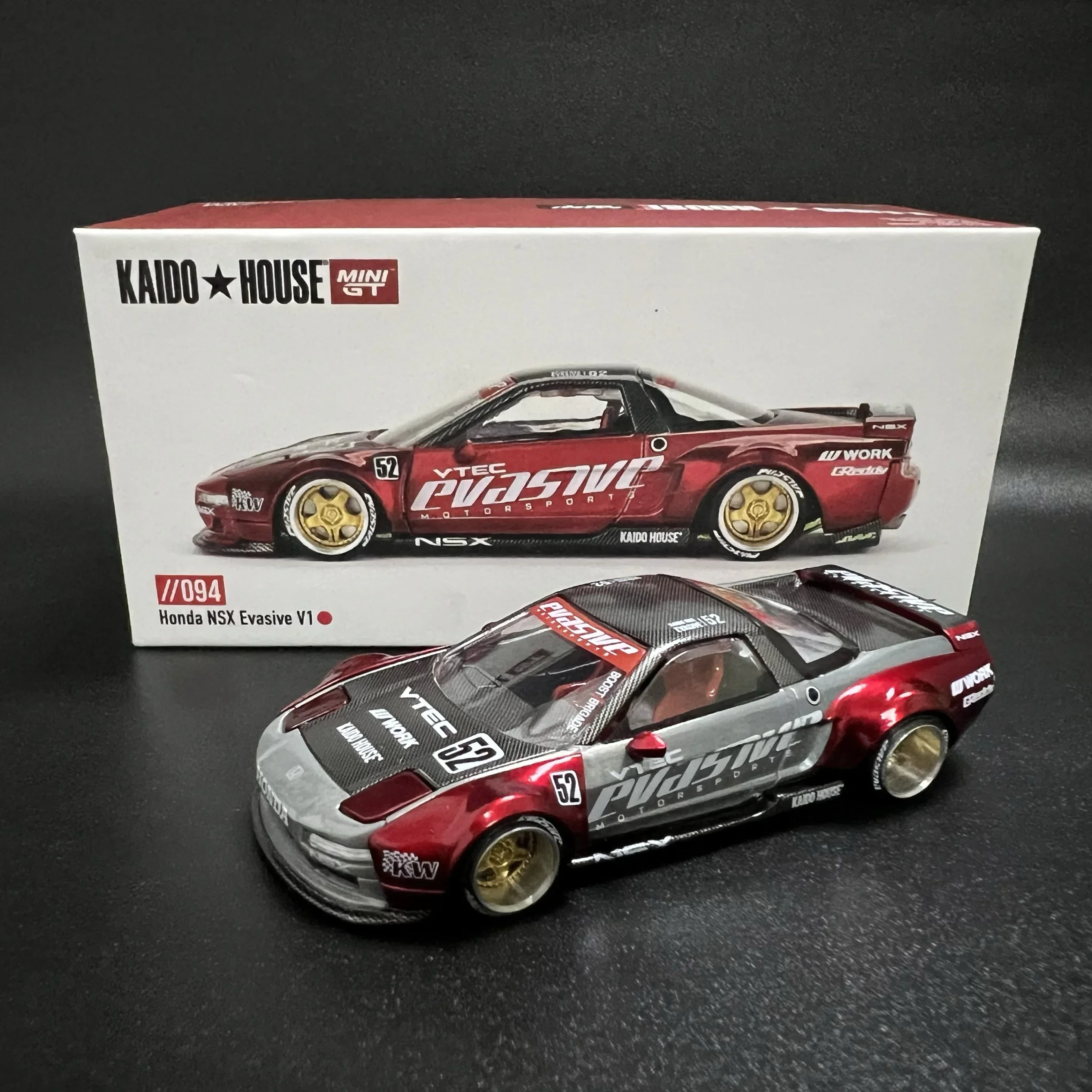 TSM HOUSE MINI GT 1/64 KHMG094 NSX Evasive V1 Chase