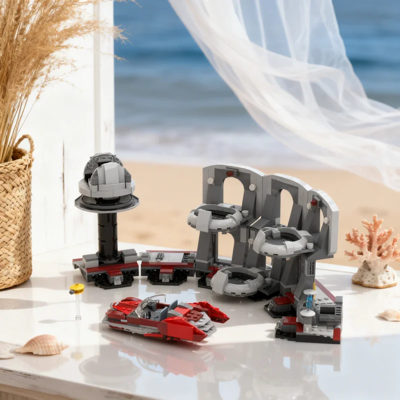 

Набор строительных блоков MOC «Дуэль Сената: 1-звездочная битва», 608 деталей, архитектурная модель, развивающая игрушка, подарок на Рождество, для детей, сборка своими руками