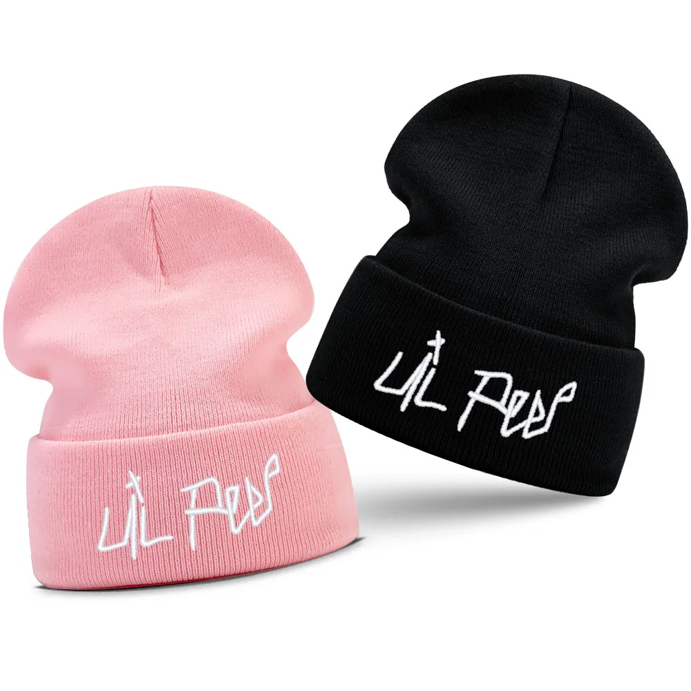 

Women's Winter Hat Men's Beanie Letter Lil Peep Embroidery Skullies & Beanies Knit Hats