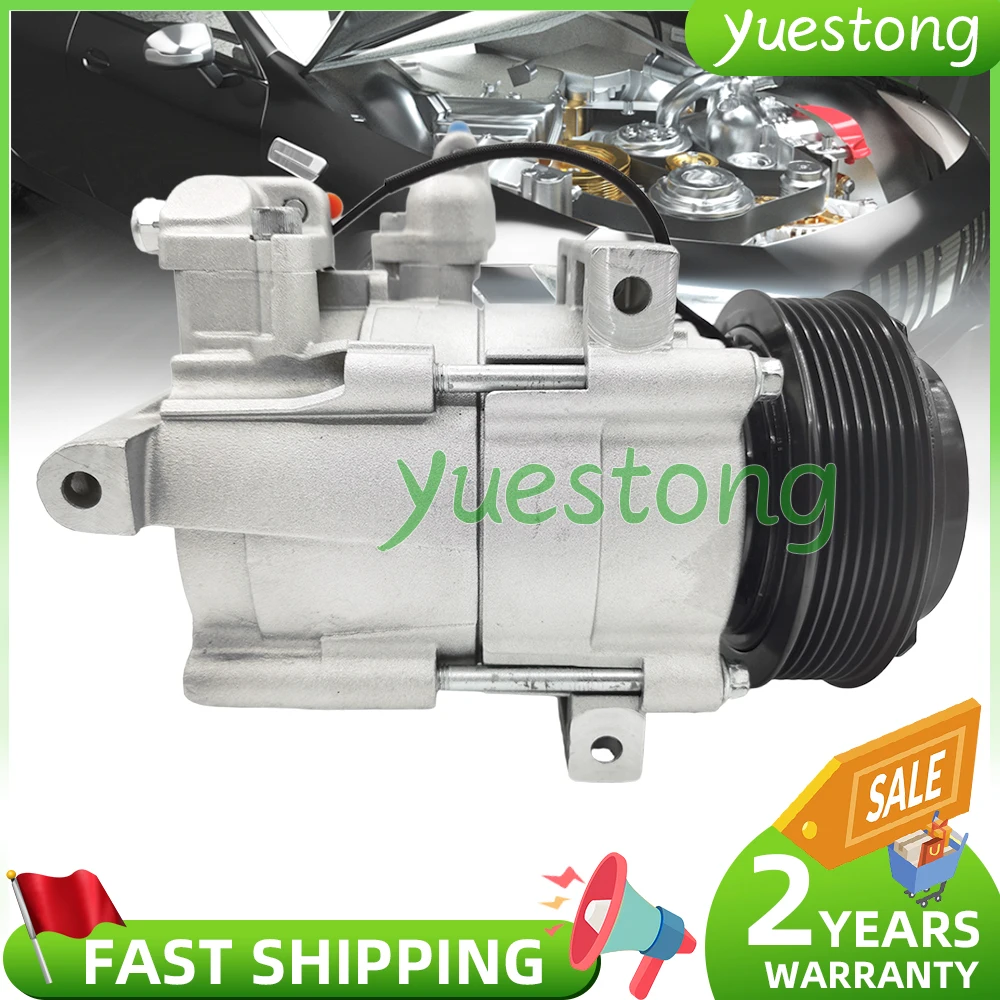 For Geely X7 GX7 TC8 Air Conditoning AC Compressor w 7 Grooves Pulley 810-14-121 81014121 GC9AB-03 GC9AB03 01714948