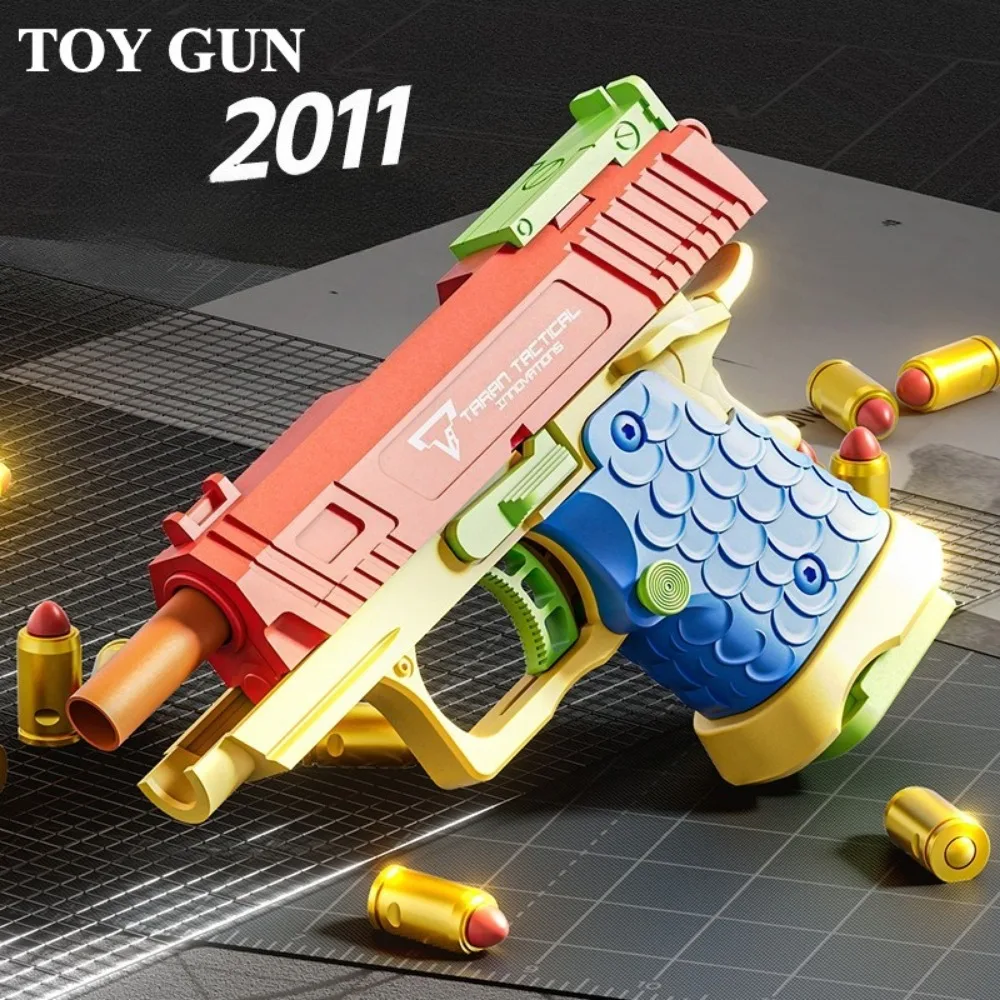 

Автоматический игрушечный пистолет G17/2011 с выбросом гильз, стреляющий мягкими пулями, для игр на открытом воздухе и страйкбола для детей