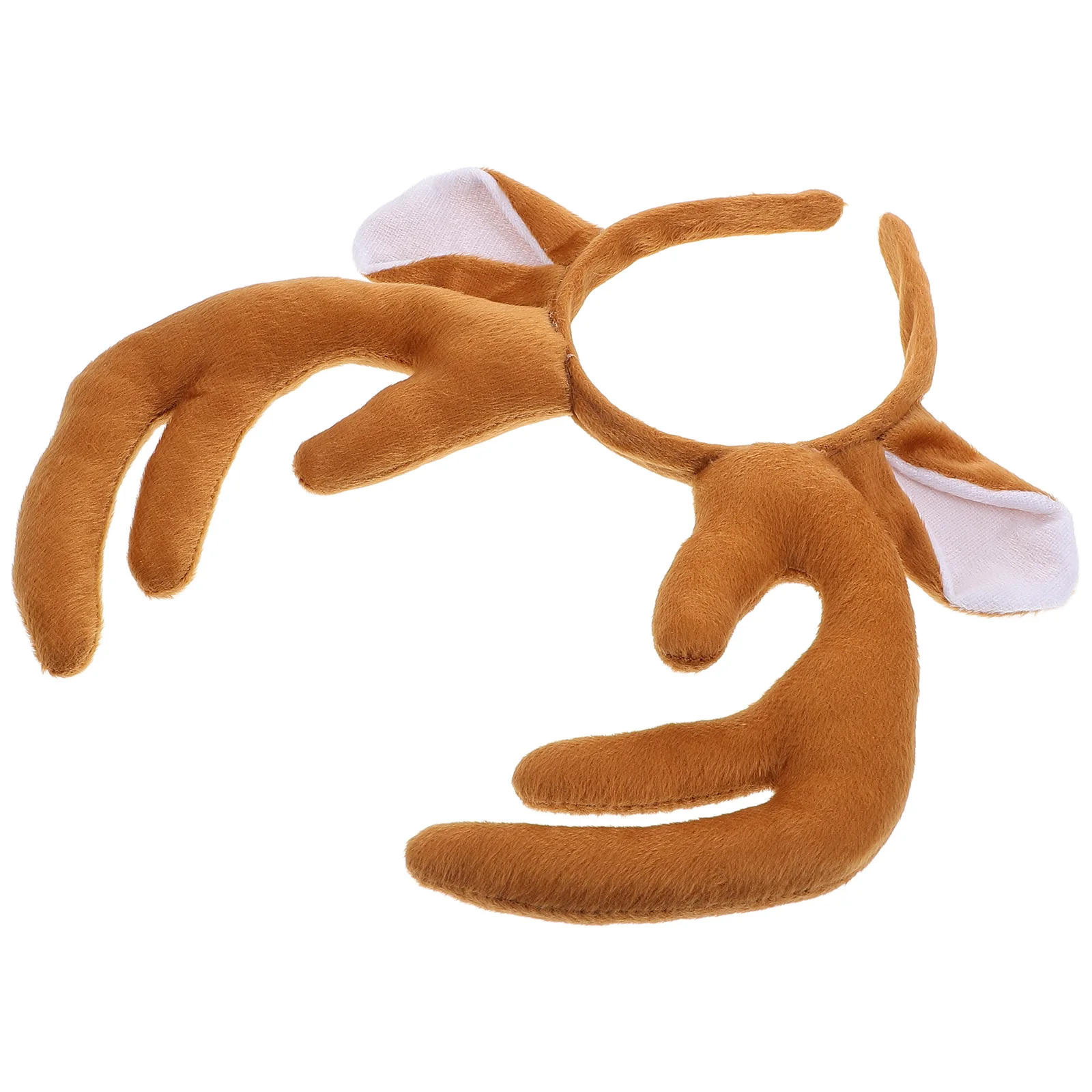 

Deer Antlers Elk Headband Women Horn Headpiece Reindeer Hair Accessories Coffee Birthday Costume Christmas Miss