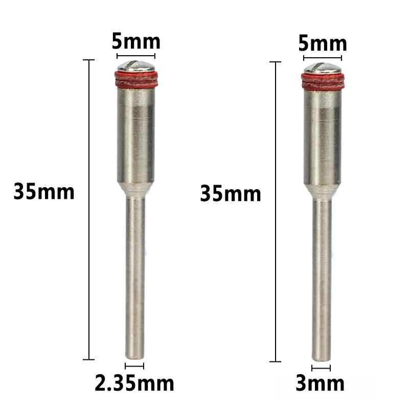 20pcs  Rotary Accessories Tools Disc Mandrel 2.35/3.0mm Handle/Steel Screw Mandrel Shank Cutter-Off Holder For Dremel