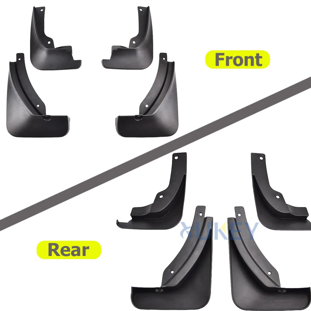Set Molded Car Mud Flaps For Skoda Octavia A7 5E 2013-2018 Mudflaps Splash Guards Mud Flap Mudguards Fender Front Rear Styling