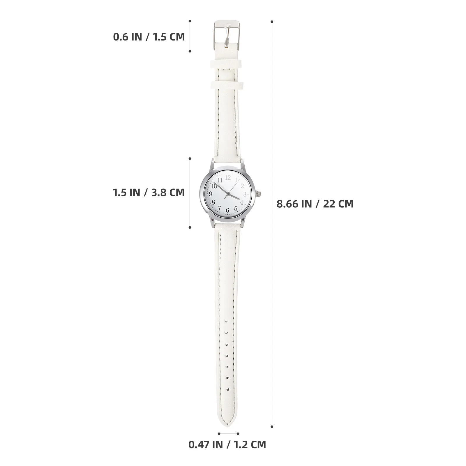 Waterproof PU Strap Watch Women Casual Wristwatch Fashion Quartz Lady Watch Elegant Minimalist Style Nurse Watches Women