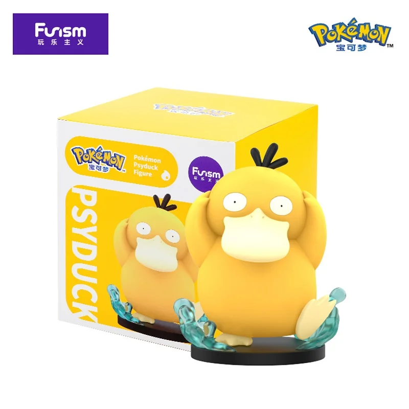 In Stock Original Funism Pokemon Psyduck Anime Figure 15Cm Pvc Action Figurine Model Collection Toys for Boys Gift