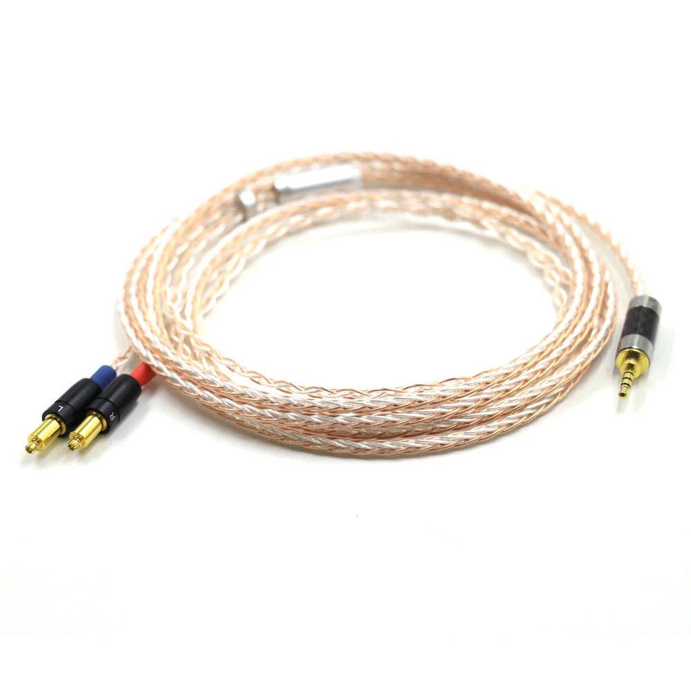 Haldane HIFI 단결정 구리 실버 혼합 헤드폰 업그레이드 교체 케이블, SRH1440 SRH1540 SRH1840 이어폰 코드