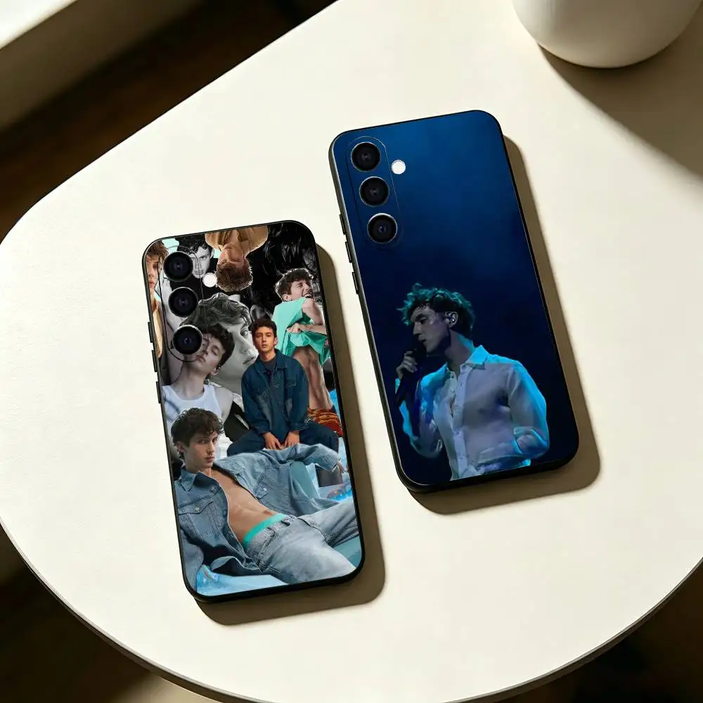 Singer T-Troye S-Sivan Youth Phone Case Black Silicone Soft For Samsung Galaxy A73,A72,A71,A70,A53,A52,A51