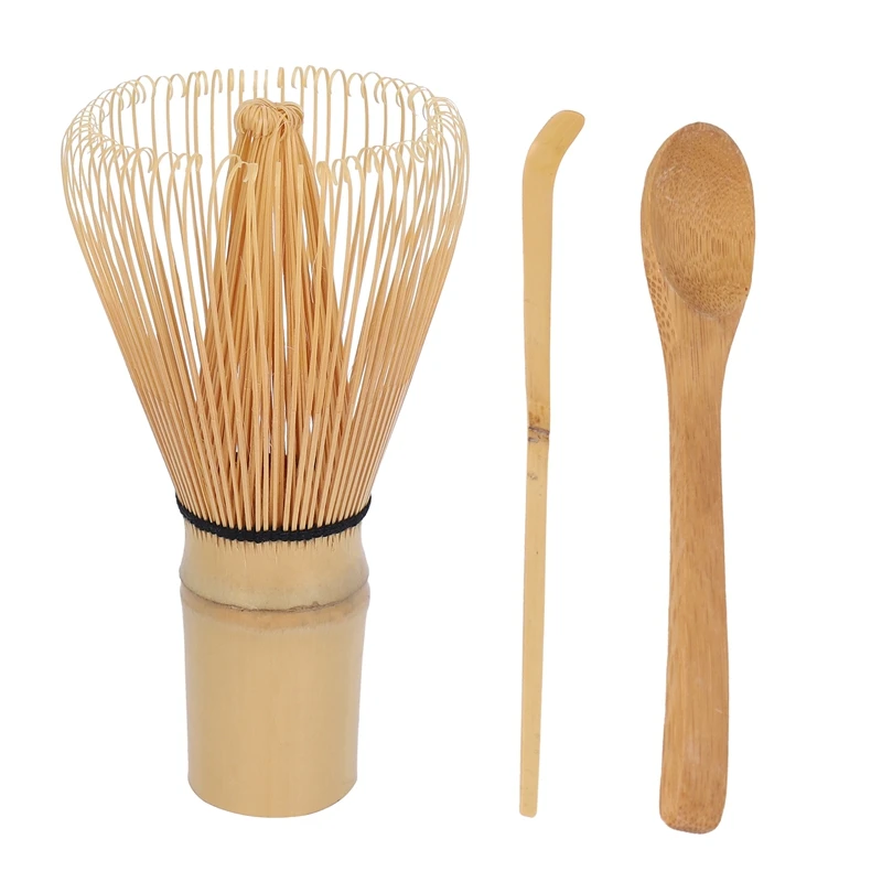 

Japanese Matcha Tea Set(3 Pcs) - Matcha Bamboo Whisk Tea Spoon,-Tea Ceremony Kit