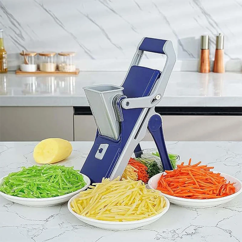 Vegetable Cutter Kitchen Multifunctional  Household Manual Shredding Tool Potato Grater Adjustable Vegetable Cutter