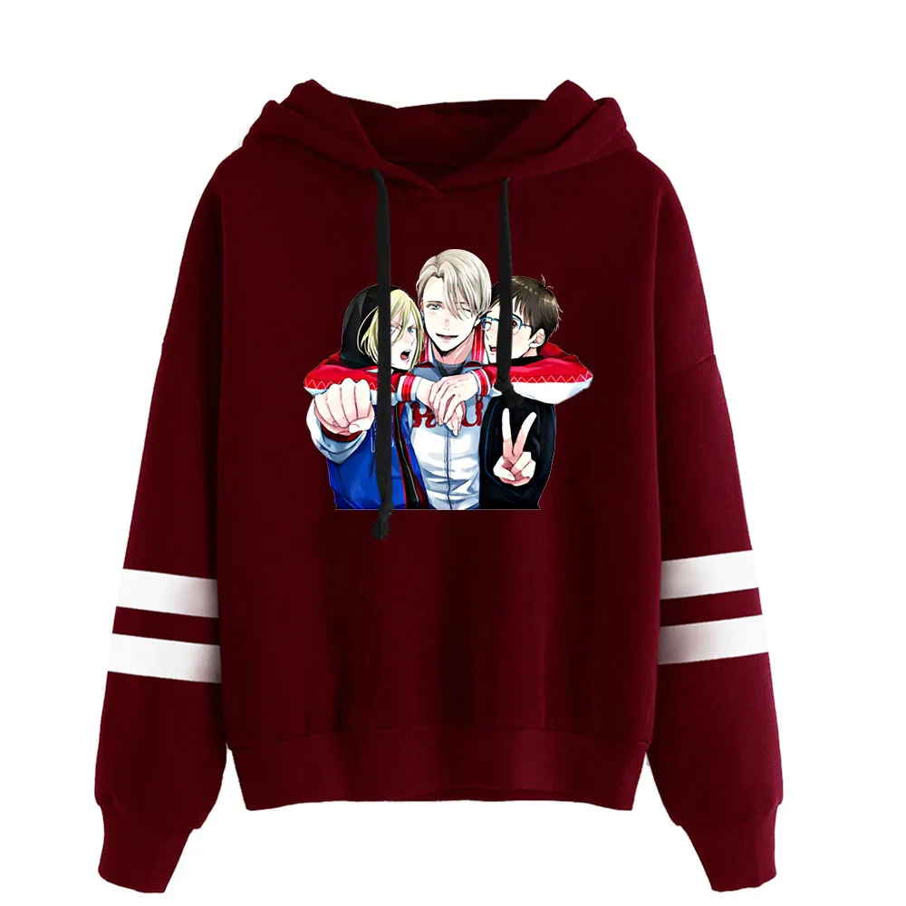 YURI!!! on ICE Hoodie Unisex Pullover Graphic Print Hoodies Sweatshirt  Autumn Winter Gifts Casual Pullover Coat