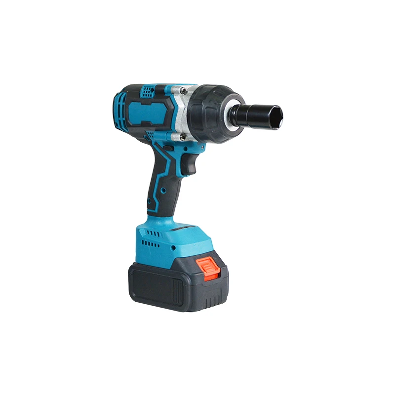 Industrial Rechargeable Power Tools Torque Wrench Electric Brushless Motor Cordless Impact Power Wrench 1000N.m