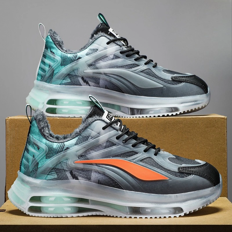 

Shoes Men's Large Size New Winter Warm and Versatile Men's Casual Sports Trendy Shoes Running Shoes