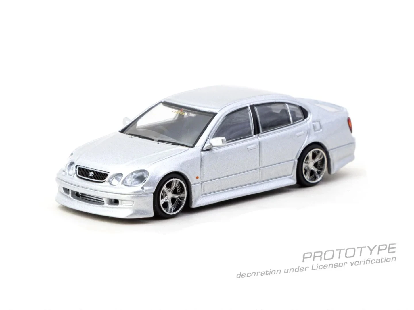 타막 웍스 1:64 VERTEX 토요타 아리스토 JZS161 실버 다이캐스트 자동차 모형 재고 있음 즉시 배송 가능 썸네일 5