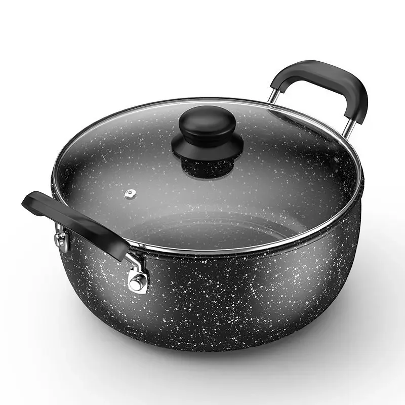 Imagem -02 - Maifan Stone Non-stick Pot Steamer de Sopa Stew Pot Doméstico Panelas de Fogão de Indução de Macarrão Instantâneo Dormitório