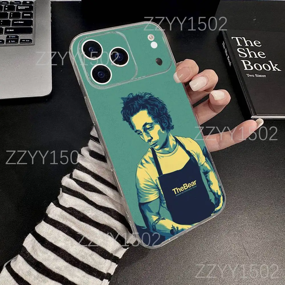 حافظة هاتف The Bear TV Show Carmen لهاتف iPhone 17,16,15,14,13,12,11 Pro,Max,Plus,X,XS,XR,SE4,E Mini شفافة ناعمة #4
