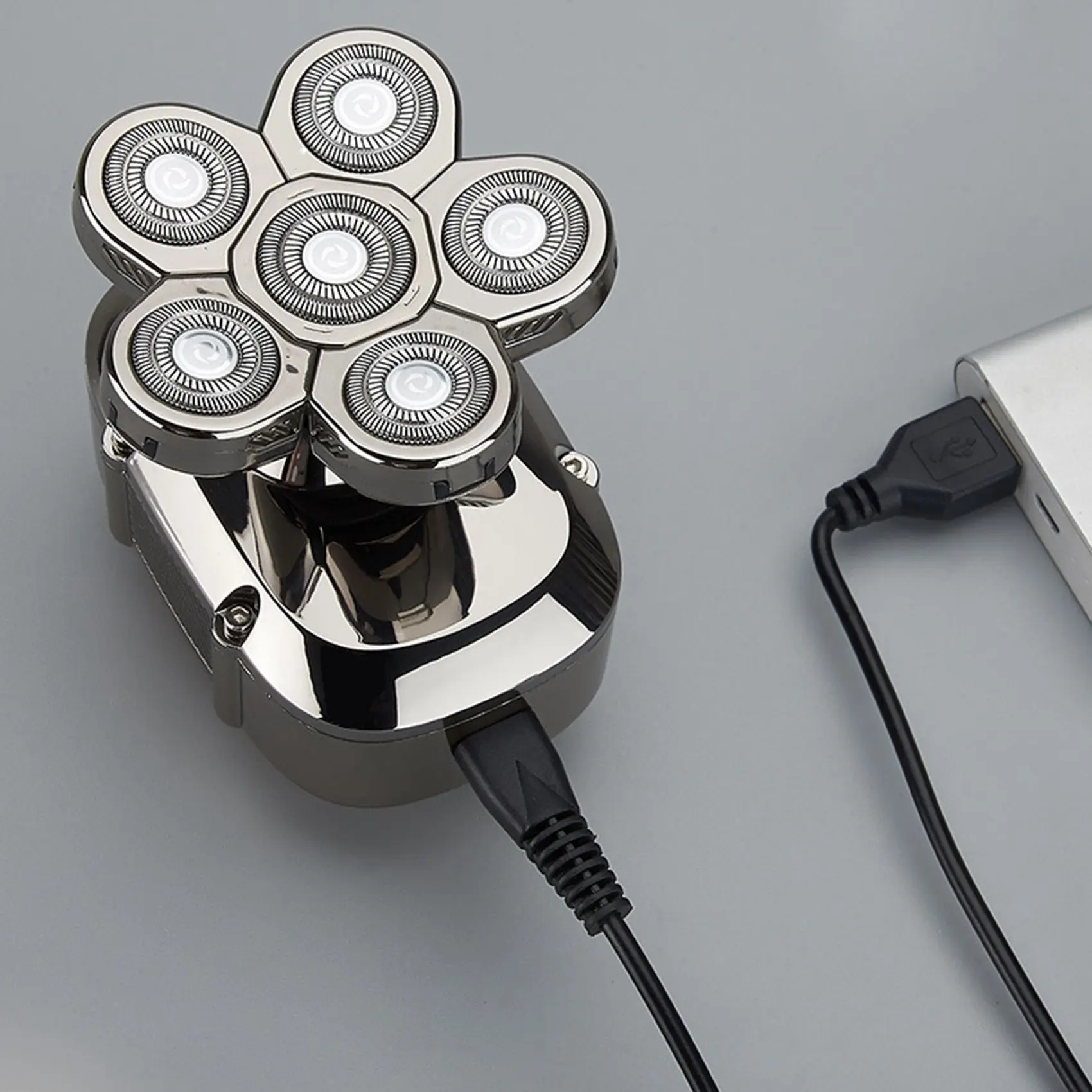 ماكينة حلاقة برأس AB43 للرجال الأصلع ماكينة حلاقة كهربائية ترقية ماكينة حلاقة دوارة أفضل ماكينة حلاقة قريبة للرجال ماكينة حلاقة أصلع قابلة لإعادة الشحن للرجال