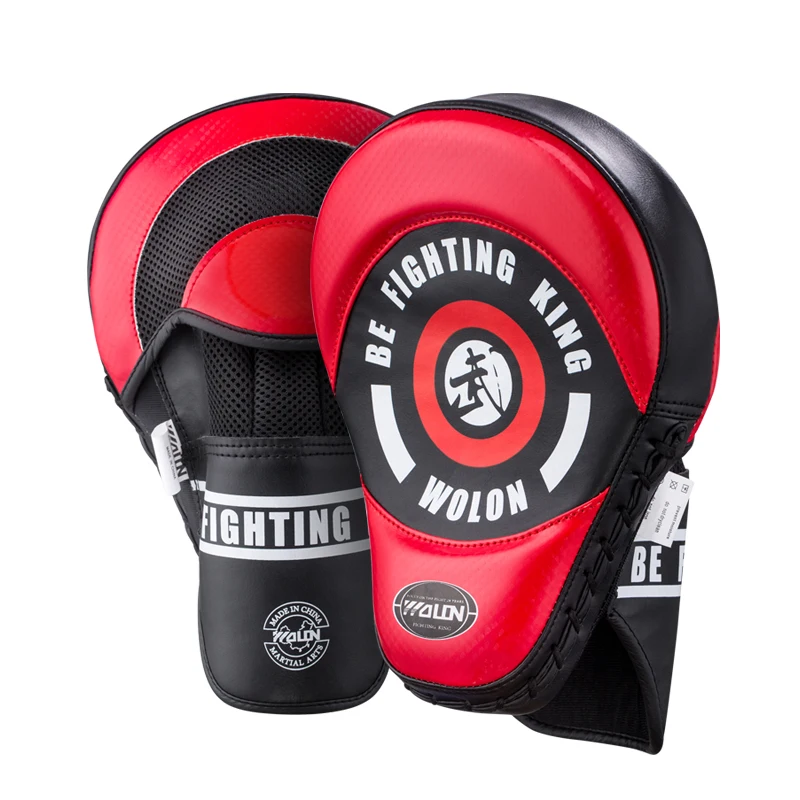 Wolon 1 Piece(Not Pair) Sparring Muay Thai MMA Boxing Pads Punching Training Focus Mitt Strike Target Martial Arts Sanda Gear EO