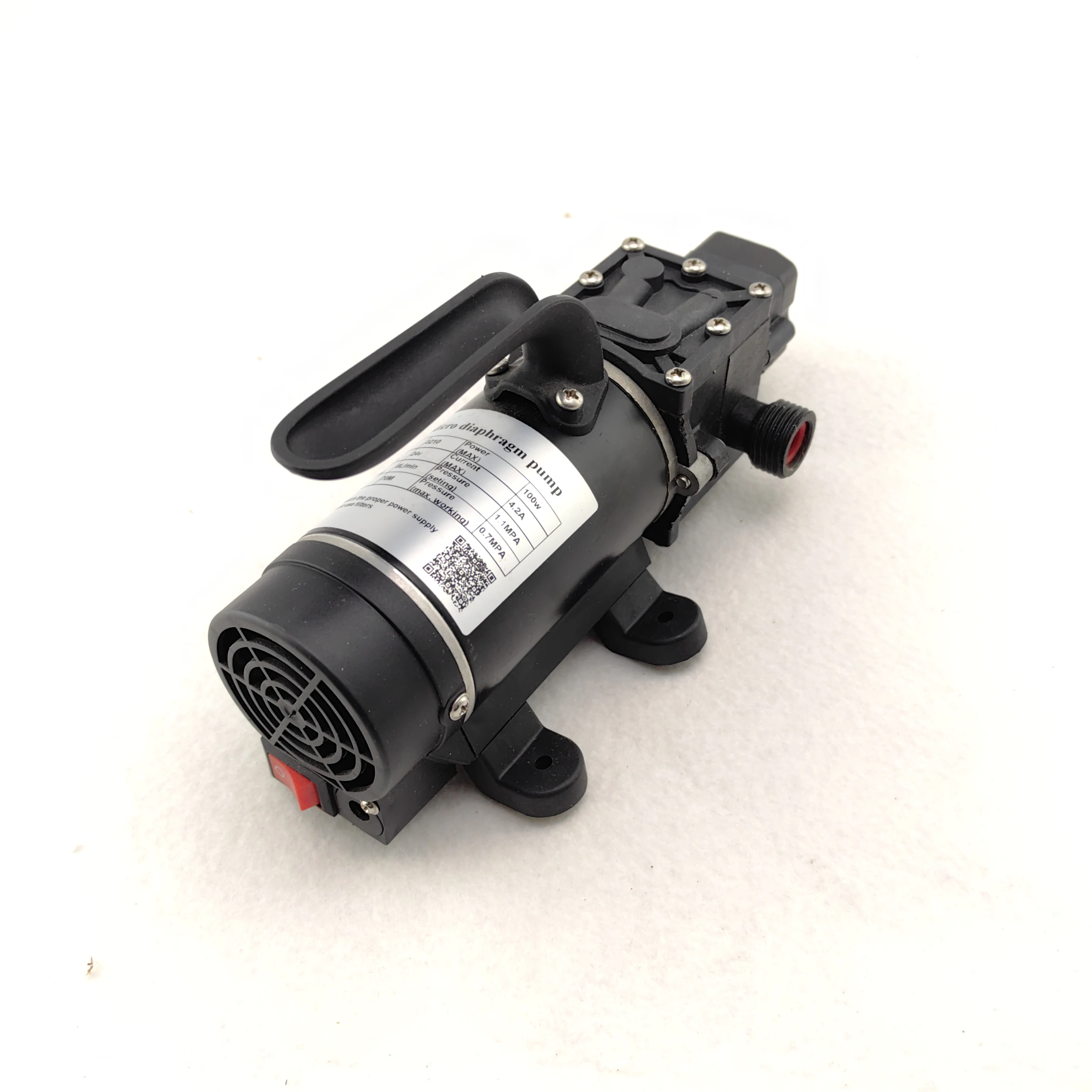 water pump automatic pressure switch electric high pressure mini dc self priming water pump 100w 8L/min 12v 24V