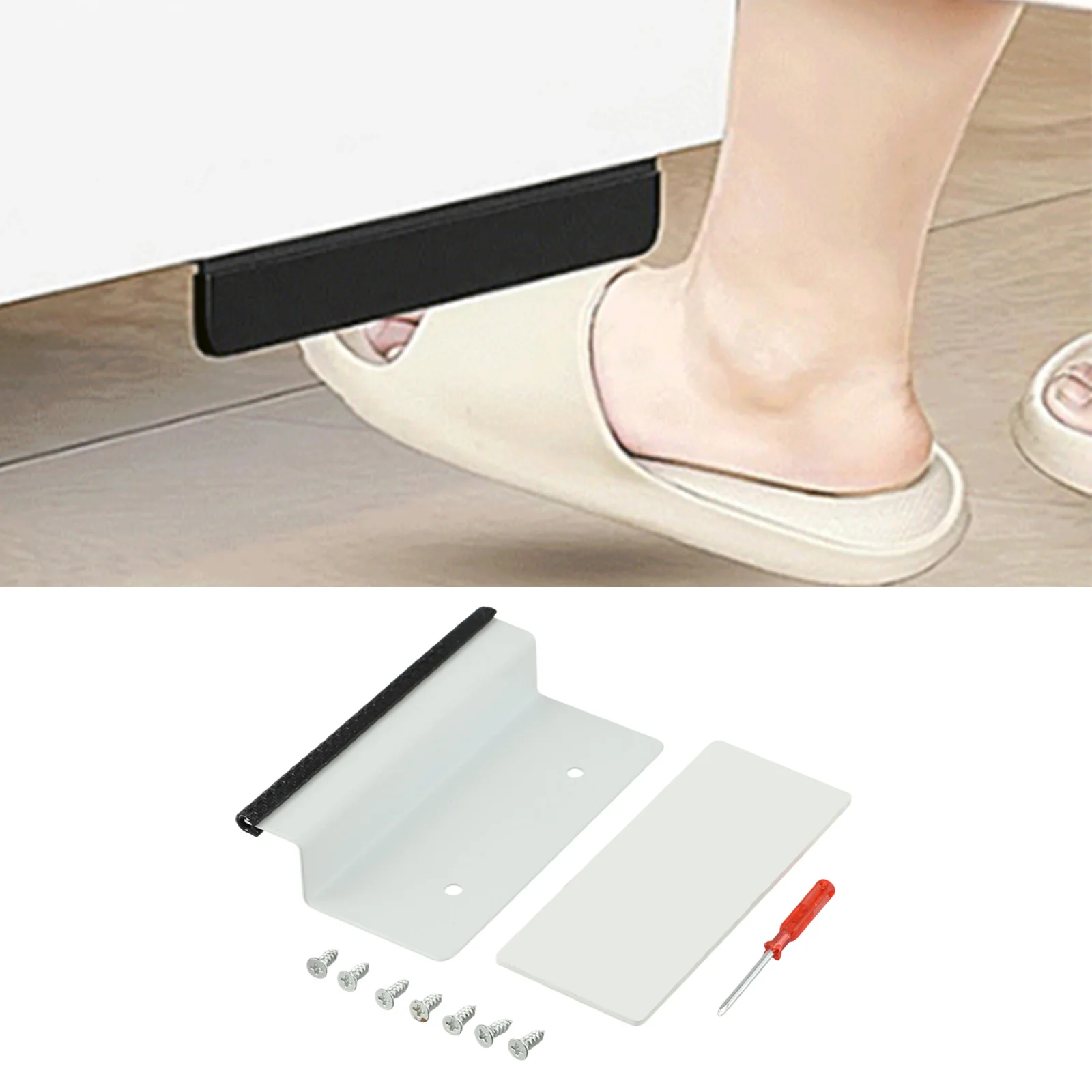Kitchen Cleaning Trash Cabinet Opener Hands-Free Drawer Touchless Operation Cabinet Door Handle Easy Installation