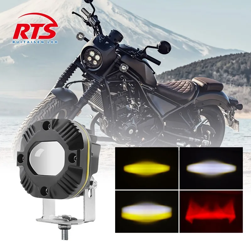 

Motorcycle LED Spotlight Fog Lights Headlight Work Lights Red Amber White For Car Off Road Truck SUV ATV Accessory led para moto