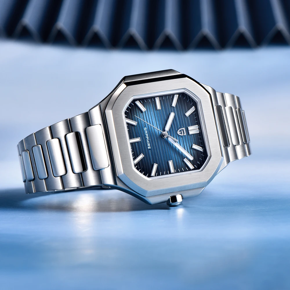 PAGANI DESIGN 2025 Nuovi orologi da uomo Orologi da uomo al quarzo di lusso leggeri Orologi impermeabili Vetro zaffiro da uomo in acciaio inossidabile