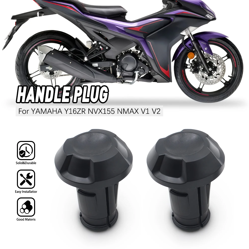 

Motorcycle Handlebar Grips Bar End Plug For YAMAHA Y16ZR NVX NMAX V1-V2 AVANTIZ SOLARIZ