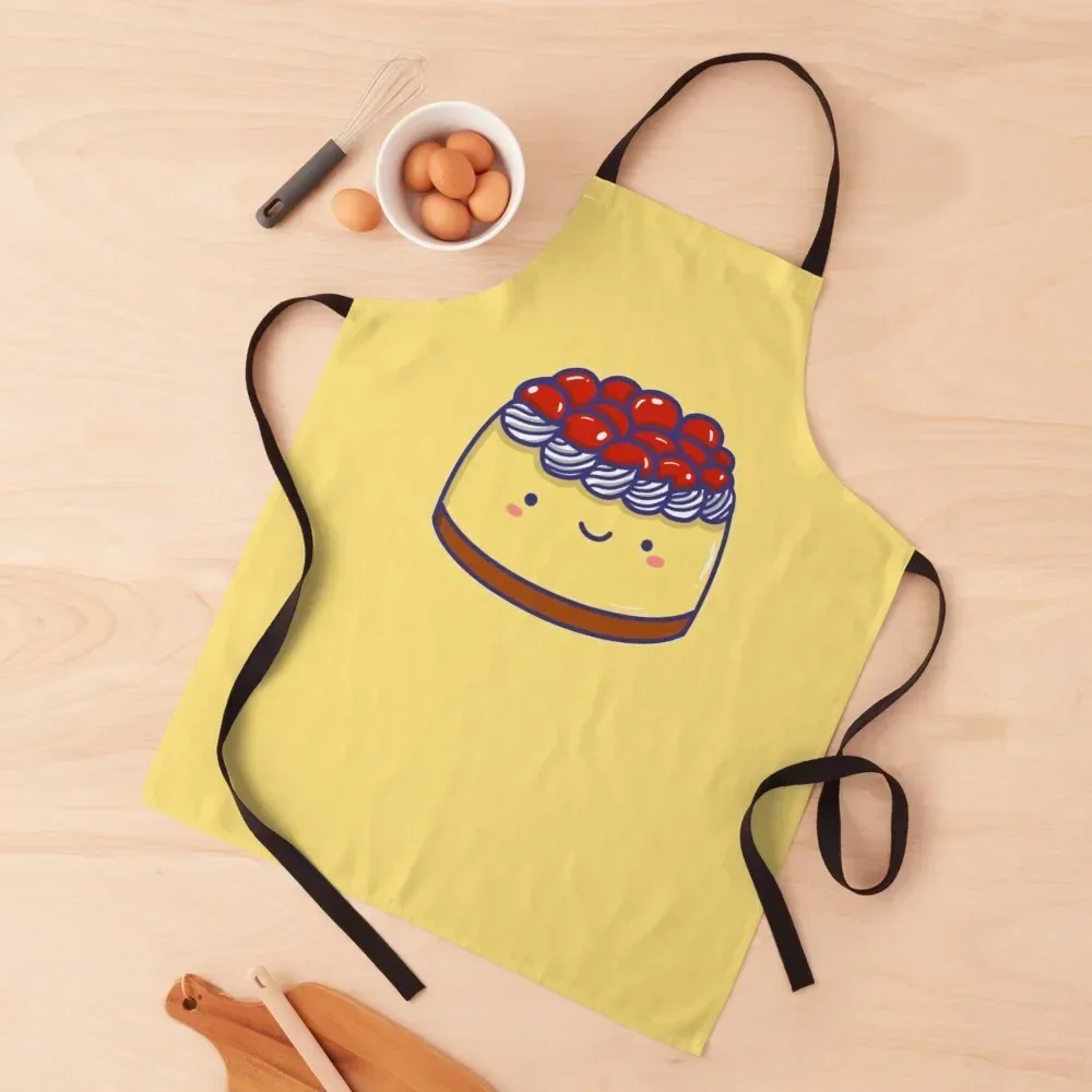 

Kawaii Cafe Cheesecake sticker Apron Dress kitchen and home Waterproof Apron