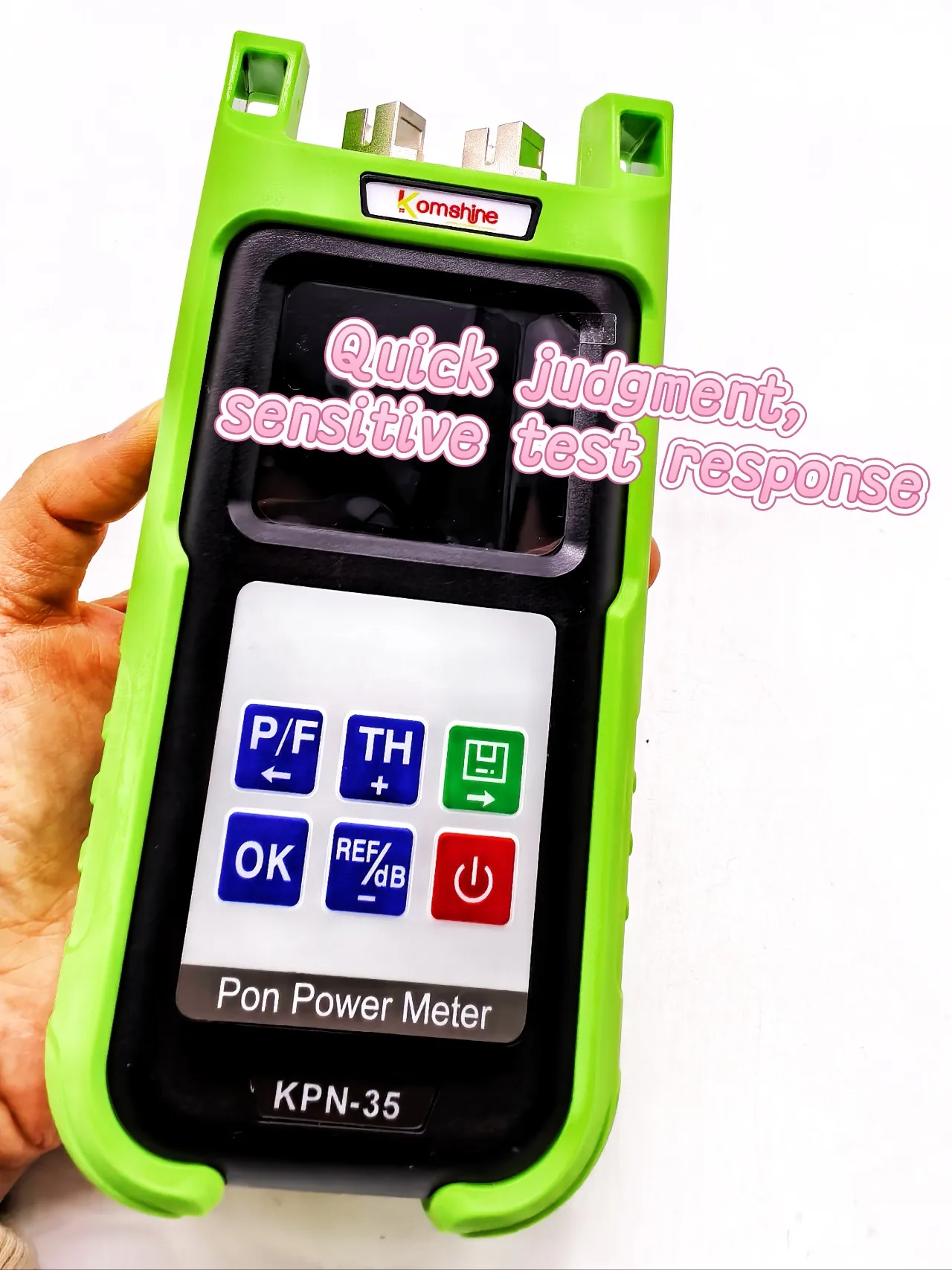 مقياس طاقة بصري صغير عالي الجودة لمعايرة أجهزة اختبار طرفية الألياف الضوئية 1310nm 1490nm 1550nm