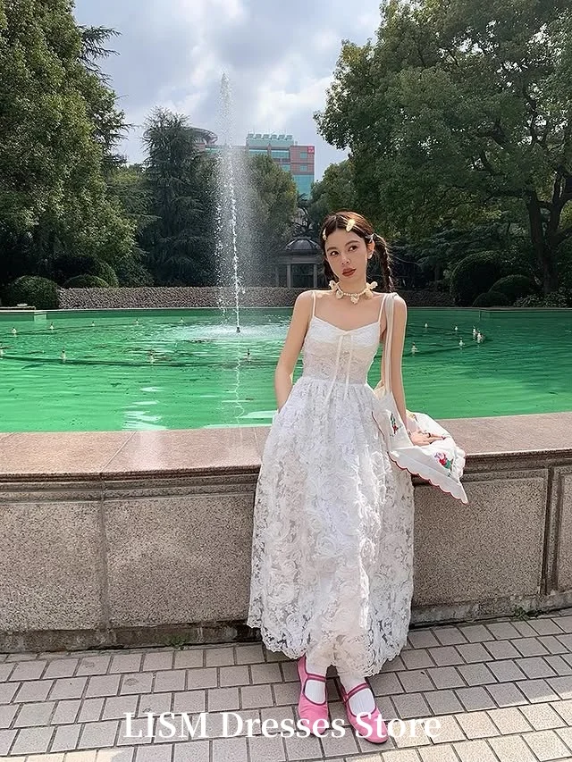 LISM Sweetheart A-Line Evening Dresses Silk Lace Elegant Long Prom Dresses Photo Shoot Customized 저녁 드레스 Party Dresses