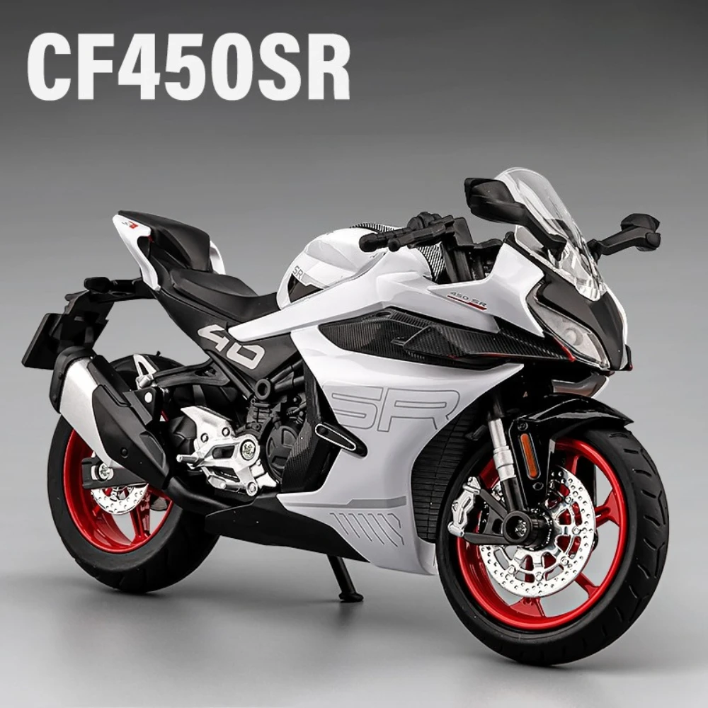 

1:12 Spring Breeze 450SR Suzuki GSX250R модель мотоцикла игрушка переднее колесо рулевое управление амортизирующие мотоциклы для детей подарки