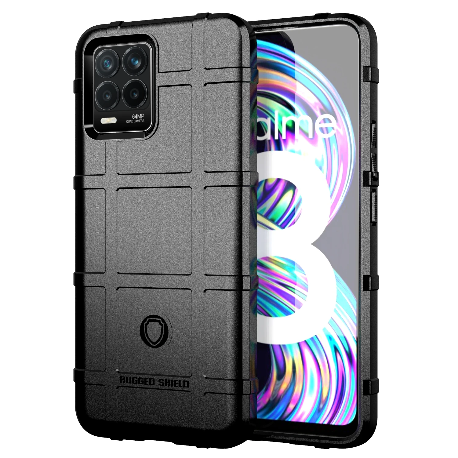 

Armor Rubber Case for realme 8 pro 8 Soft Shield Phone Cover For Real me 8pro realme8 Shockproof Silicone Cases