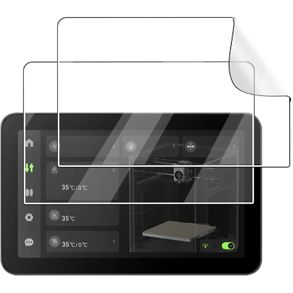 2-5 Pack Hydrogel Film Full-Screen Protection Film for Bambu Lab X1/X1C/P2S/H2D/H2S/H2C Full Cover Screen Protector