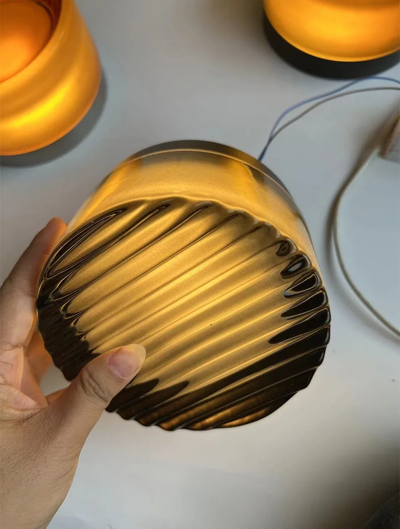 IWHD Glass Lampshade LED Wall Lamp Sconce 4 Colors Beside Bedroom Living Room Bathroom Mirror Stair Light Wandlamp Applique